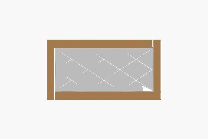 Hanah Home Espejo Pierre - Bronce, Blanco v2